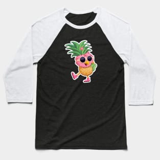 Flamingo and Pineapple: Embrace the Tropical Fusion Baseball T-Shirt